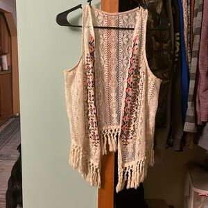 Size medium tank top cover up.